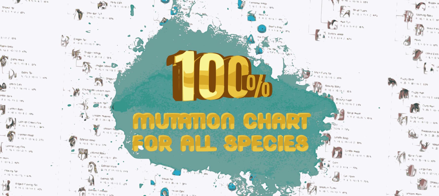 Mutation chart is now 100% for all species image