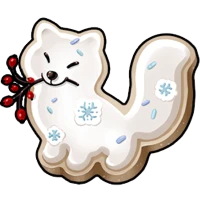 5x Sugar Cookie - Arctic Fox (sticker) mutation