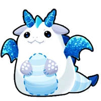 5x Soft Doll - Snow Dragon (sticker) mutation