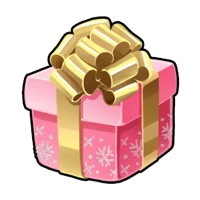 1x Festive Gift - Pink (sticker) mutation