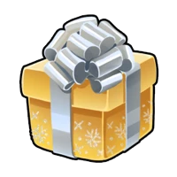 1x Festive Gift - Gold (sticker) mutation